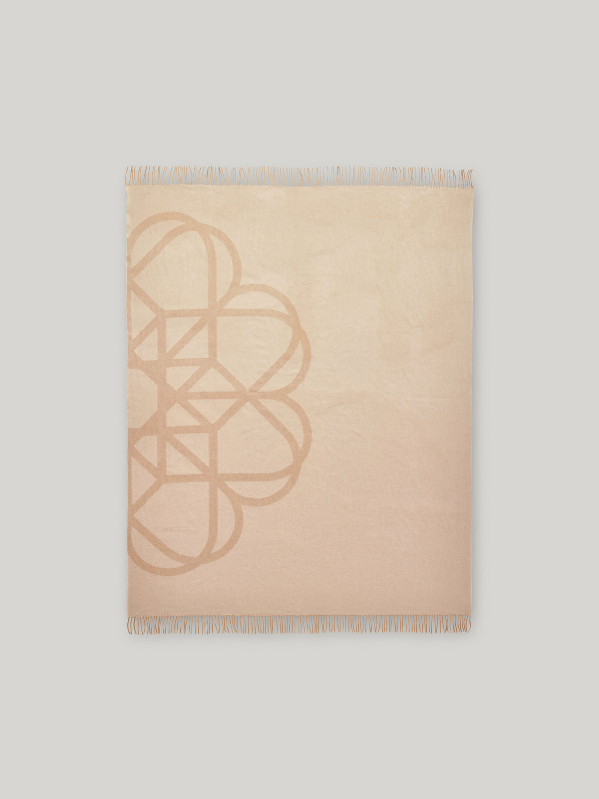 Motif Cashmere Blanket