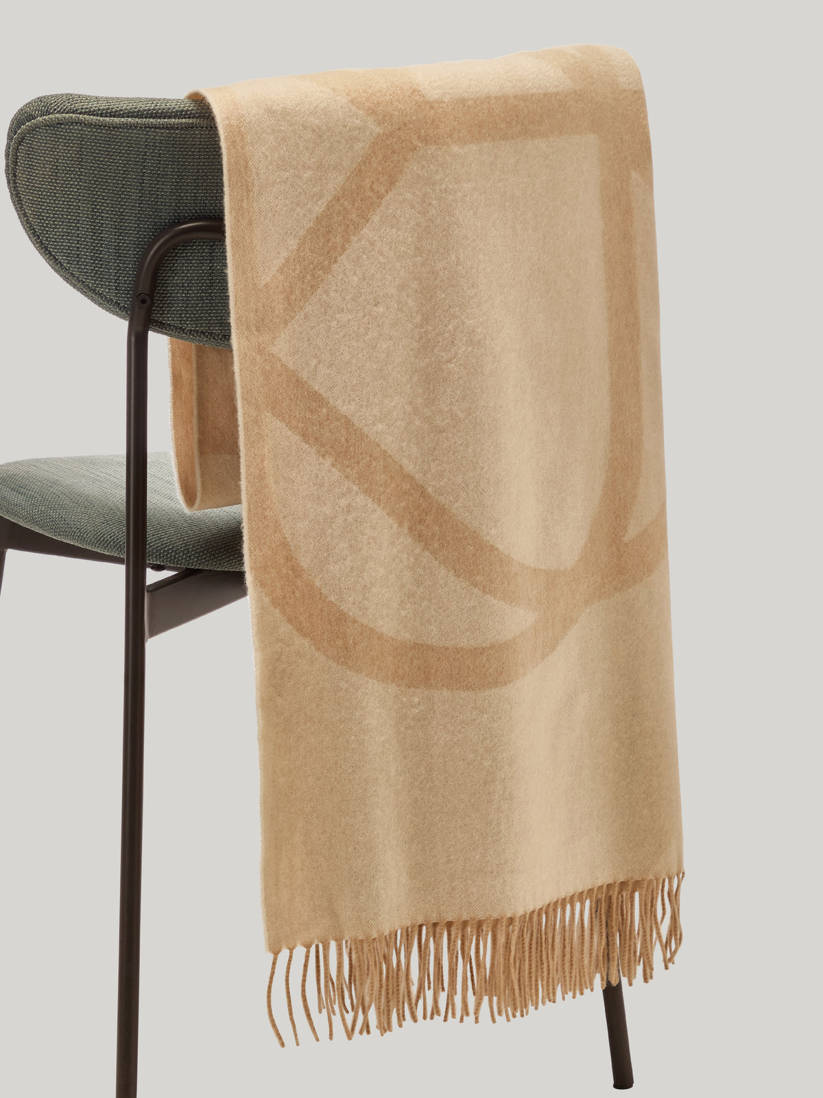 Motif Cashmere Blanket